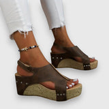 Mia - Sandali vintage con plateau
