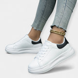 Stella - Sneakers in pelle bianca