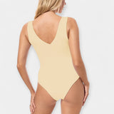 Top senza spalline con scollo a V