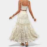 Stefania - Gonna midi in pizzo
