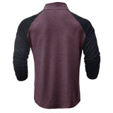 Camicia in cotone con collo alla coreana
