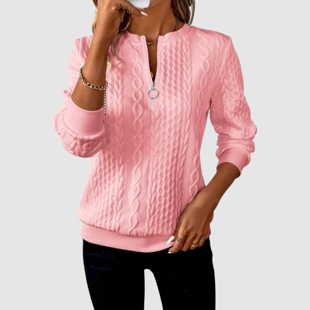 Rosaria - Maglione intrecciato di stile