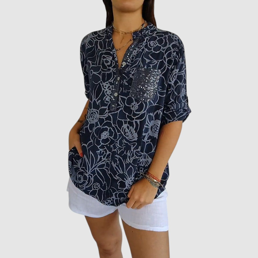 Gelsomina - Blusa a fiori
