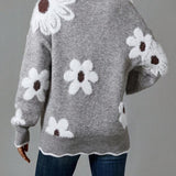 Debora - Blusa elegante con scollo a V a fiori