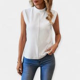 Sofia - Blusa elegante senza maniche