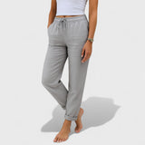 Clara - Pantaloni stretch in lino