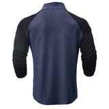 Camicia in cotone con collo alla coreana