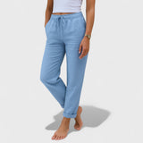Clara - Pantaloni stretch in lino