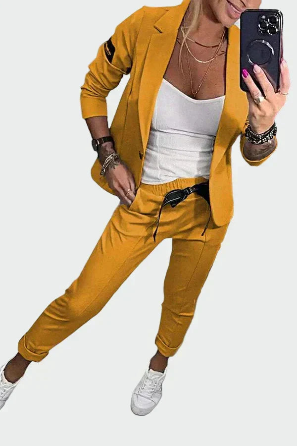 Ella - Completo da donna con pantaloni ampi e blazer