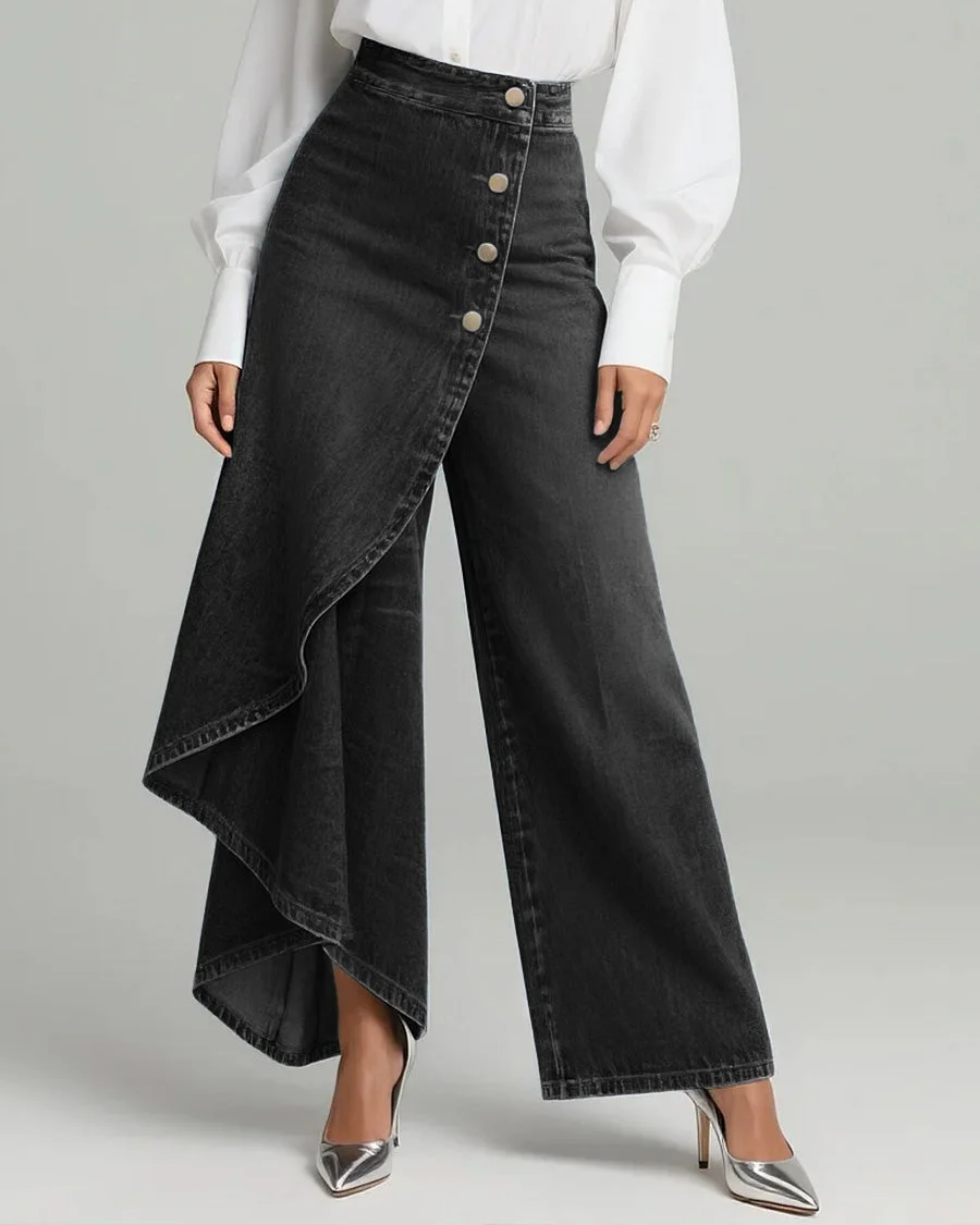 Tecla - Pantaloni in denim a portafoglio