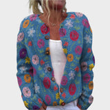 Filippa - Cardigan autunnale a fiori
