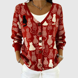Cardigan abbottonato in maglia morbida