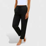 Clara - Pantaloni stretch in lino
