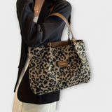 Cecilia - Borsa in tela leopardata