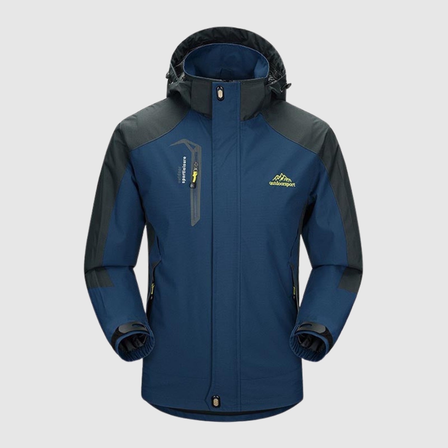 Marco - Giacca softshell da trekking con cappuccio staccabile