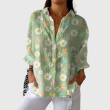 Blusa leggera e colorata con stampe