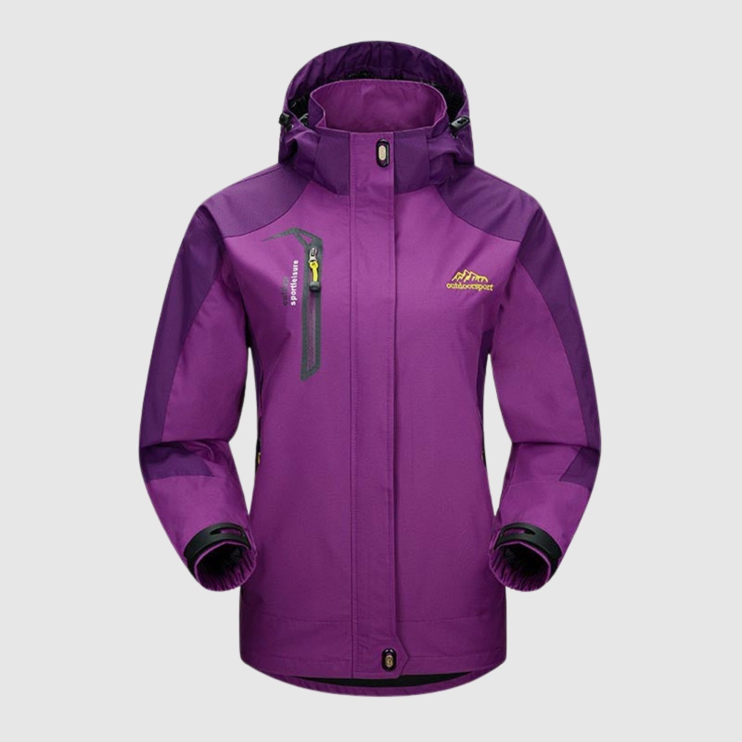 Marco - Giacca softshell da trekking con cappuccio staccabile