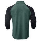 Camicia in cotone con collo alla coreana
