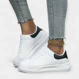 Stella - Sneakers in pelle bianca