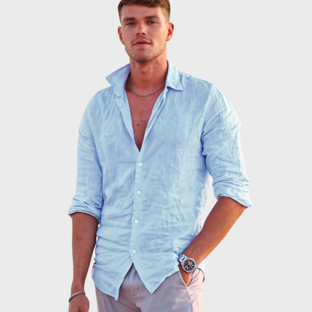Leonardo - Camicia casual in lino
