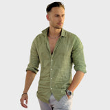 Leonardo - Camicia casual in lino