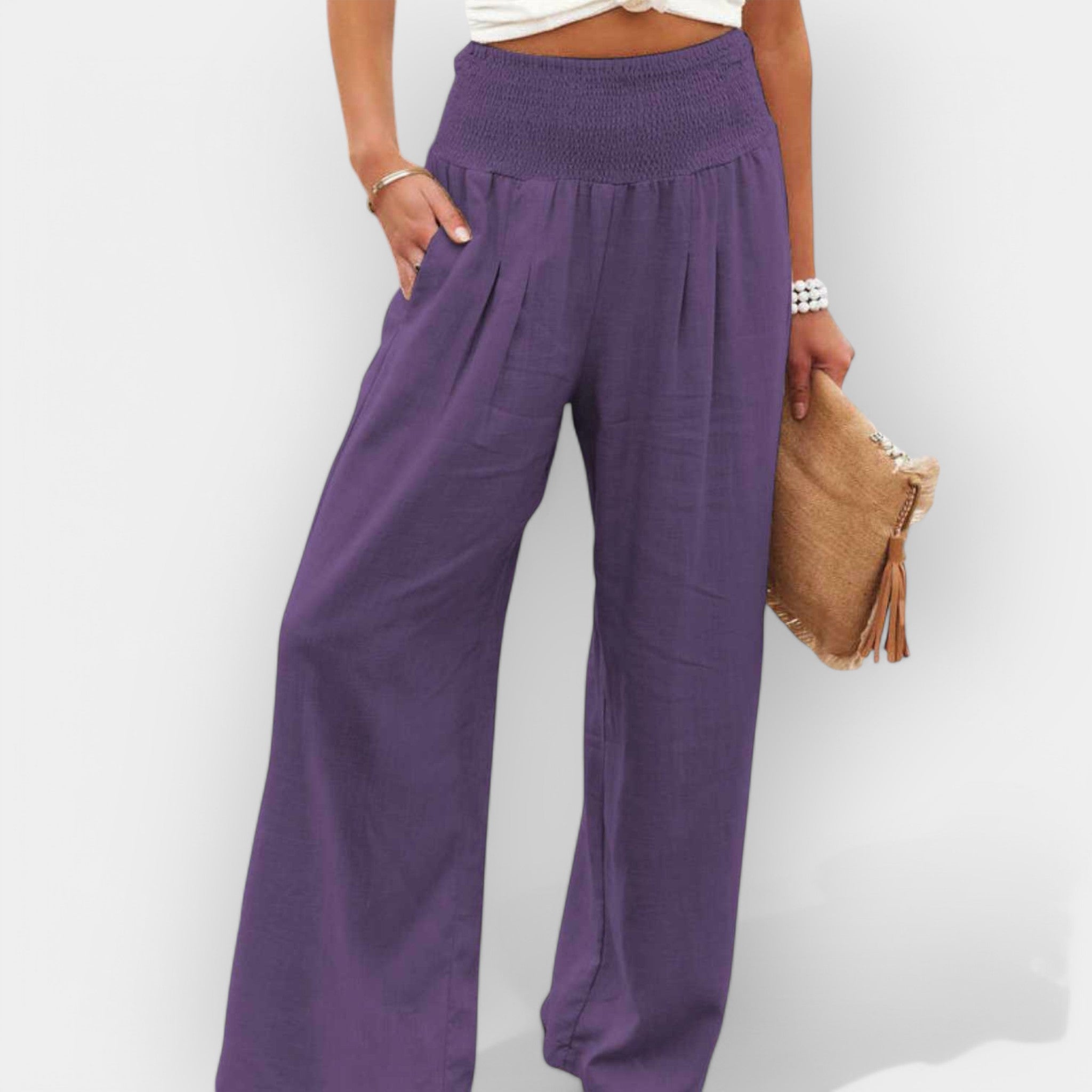 Natalia - Pantaloni larghi comodi