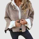 Gelsomina - Cappotto con scollo morbido