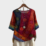 Valeria - Top boho colorato
