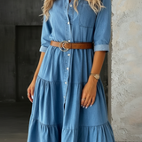 Bernadette - Abito elegante ampio in denim