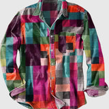 Gioele - Camicia stampata a maniche lunghe