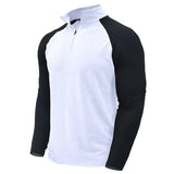 Camicia in cotone con collo alla coreana