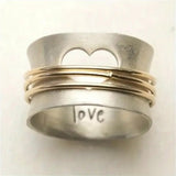 Anello dell'amore classico e senza tempo