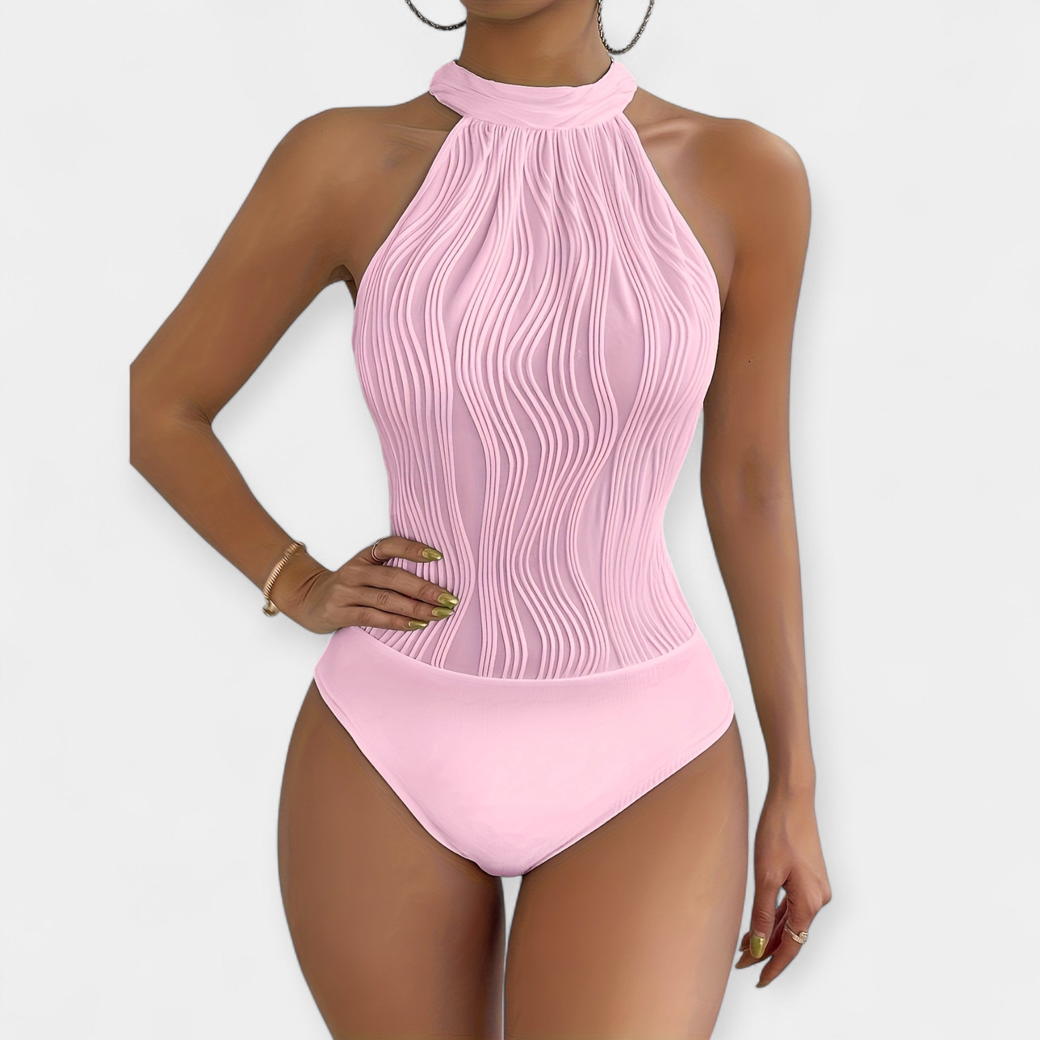 Costume intero con arricciatura regolabile