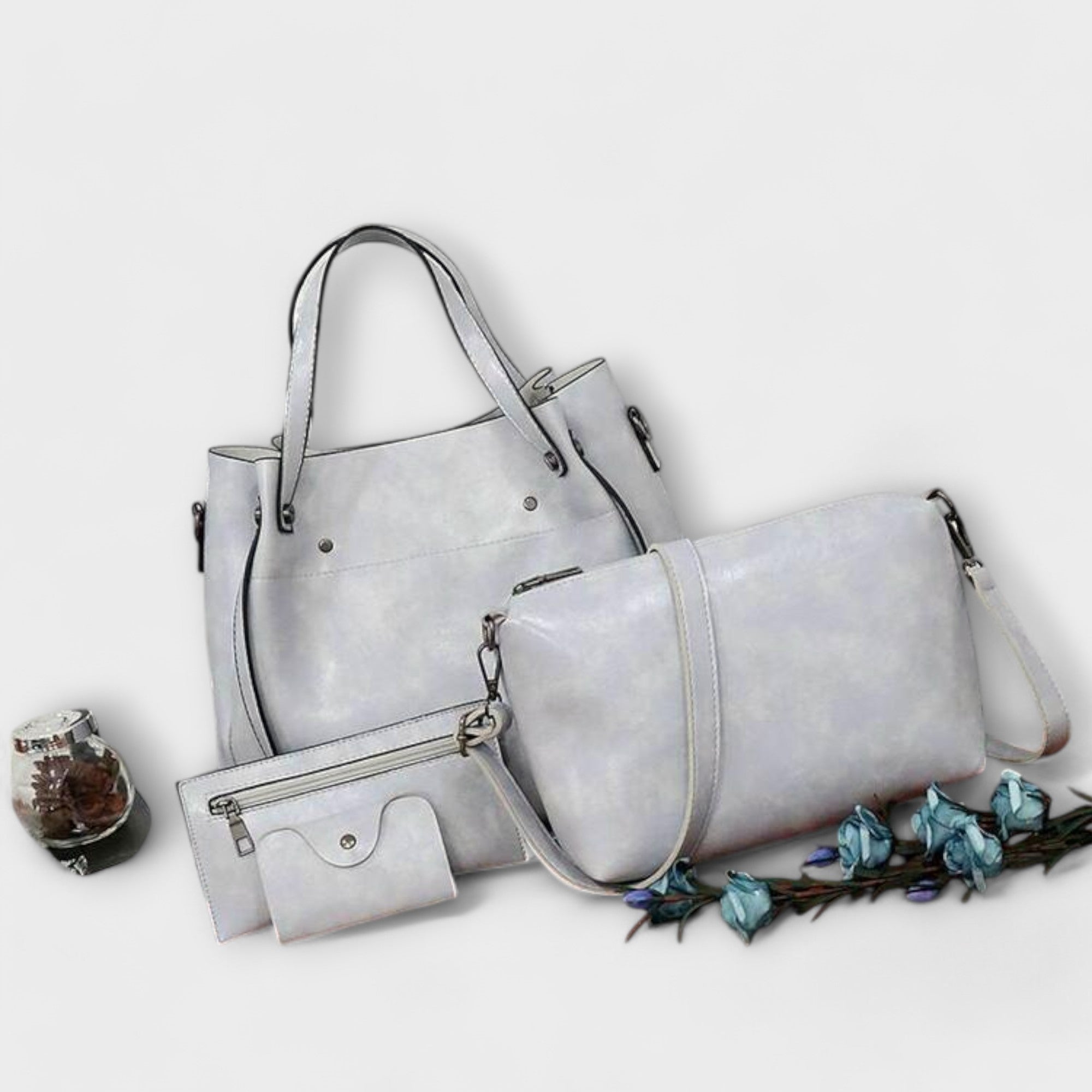 Cecilia - Borsa vintage in 4 pezzi