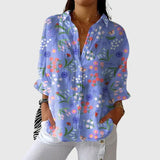 Blusa leggera e colorata a fiori