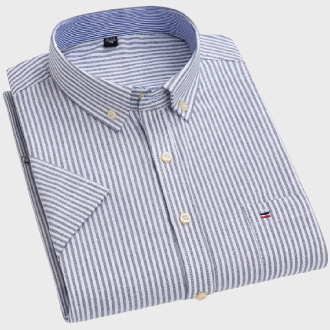 Matteo - Camicia classica in cotone fantasia
