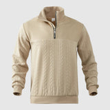 Filippo - Maglione premium con zip a un quarto