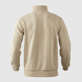 Filippo - Maglione premium con zip a un quarto