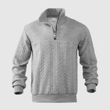 Filippo - Maglione premium con zip a un quarto