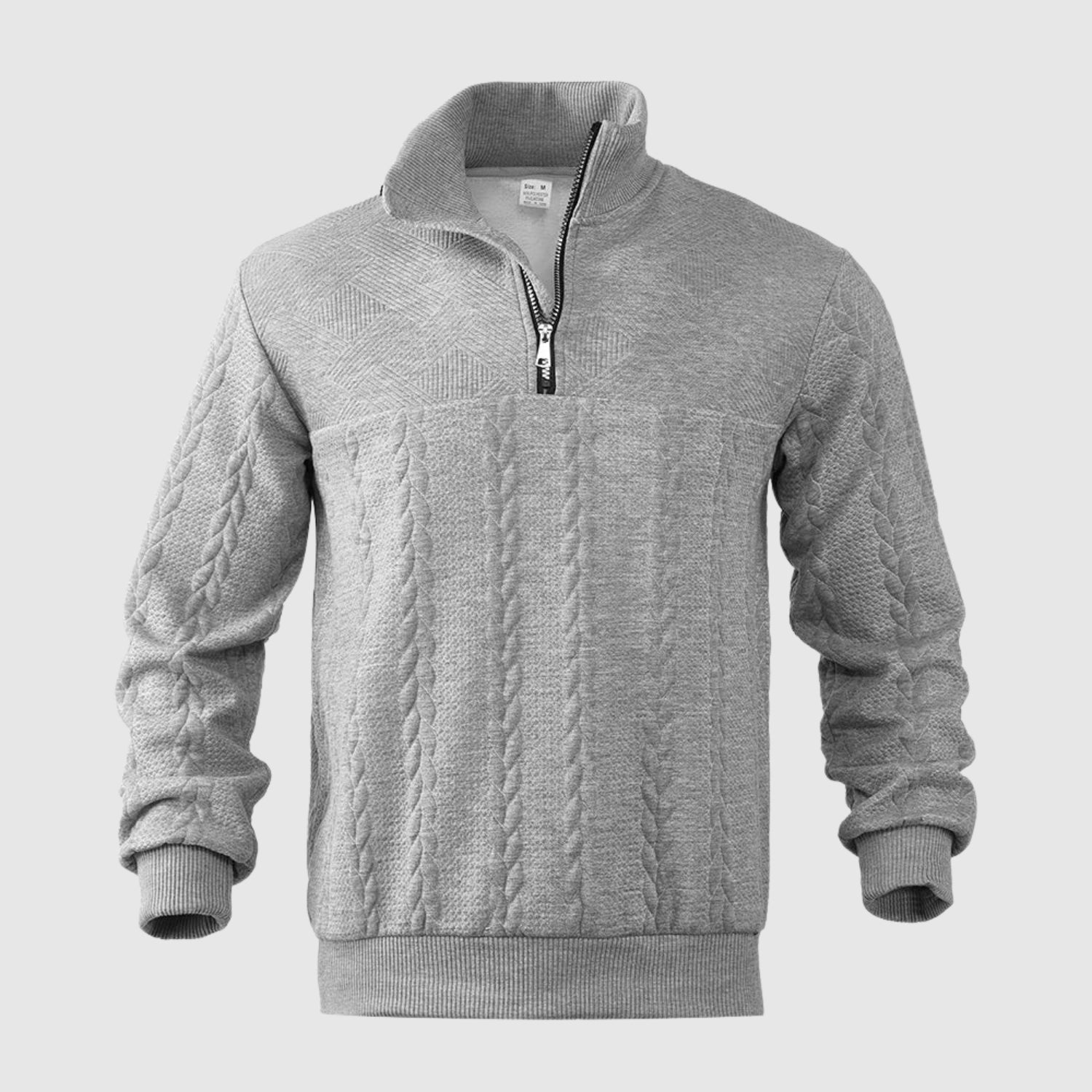 Filippo - Maglione premium con zip a un quarto
