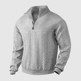 Filippo - Maglione premium con zip a un quarto