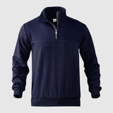 Filippo - Maglione premium con zip a un quarto