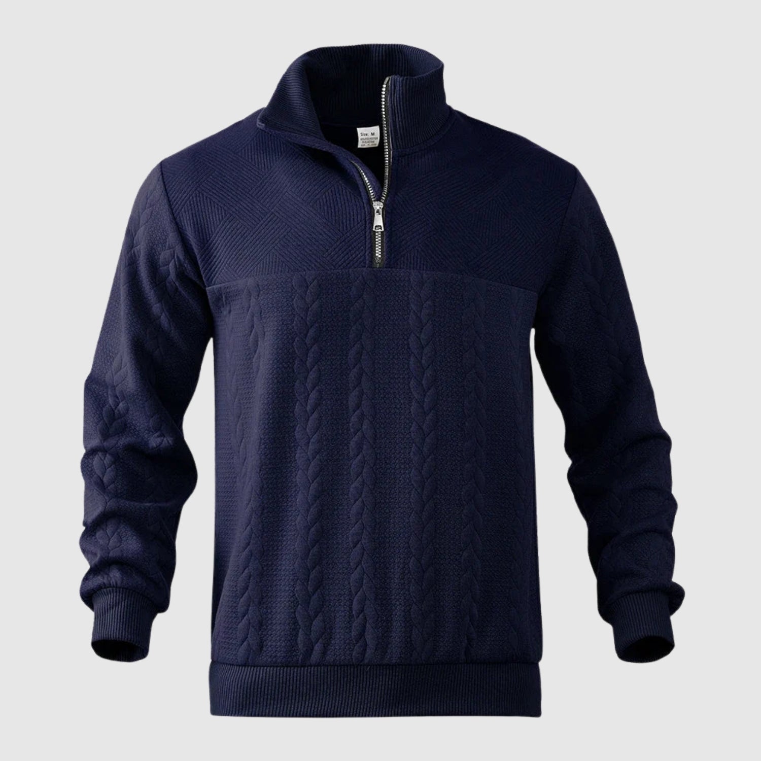 Filippo - Maglione premium con zip a un quarto