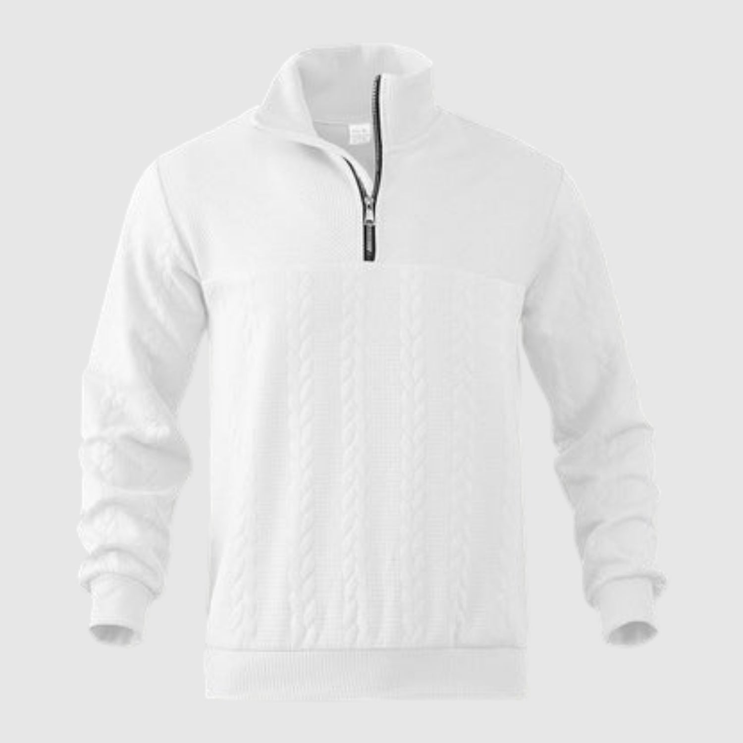 Filippo - Maglione premium con zip a un quarto