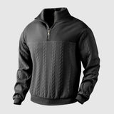 Filippo - Maglione premium con zip a un quarto