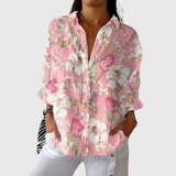 Blusa leggera e colorata stampata