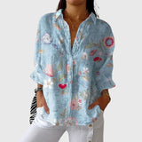 Blusa leggera e colorata con stampe