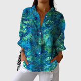 Blusa leggera e colorata con stampe