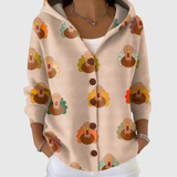 Cardigan con cappuccio