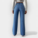 Mia - Jeans a vita alta dal comodo taglio ampio